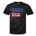 Bruh Usa 4Th Of July Patriotic American Flag Happy Women Tie-Dye T-shirts Black Tie-Dye