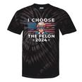 I Choose The Felon 2024 Republican Patriot Women Tie-Dye T-shirts Black Tie-Dye