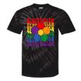 Electrician Rainbow Lgbtq Gay Pride Lesbian Retro Groovy Tie-Dye T-shirts Black Tie-Dye