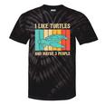 Turtle Sea Turtle Lover Boys Girls Tie-Dye T-shirts Black Tie-Dye