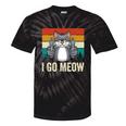 I Go Meow Singing Cat Meme Kitten Lovers Mom Women Tie-Dye T-shirts Black Tie-Dye