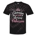 Grandpa Of The Birthday Princess Toddler Kid Girl Family Tie-Dye T-shirts Black Tie-Dye