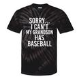 Grandpa Grandma My Grandson Has Baseball Tie-Dye T-shirts Black Tie-Dye