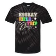 Hooray School Field Day Trip 2024 Teacher Student Cute Tie-Dye T-shirts Black Tie-Dye