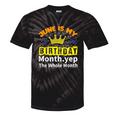 It's My Birthday June Month Groovy Birthday Novelty Tie-Dye T-shirts Black Tie-Dye