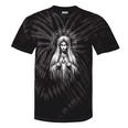 Our Lady Of Fatima Mother Mary Saint Mary Powerful Symbol Tie-Dye T-shirts Black Tie-Dye