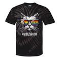 Lgbtq Pride Flag Cat Vintage Pride Month Tie-Dye T-shirts Black Tie-Dye