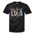 Lola One Loved Lola Mother's Day Tie-Dye T-shirts Black Tie-Dye