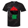 Pan African Unia Flag Fist Black History Black Liberation Tie-Dye T-shirts Black Tie-Dye