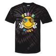 Pre K School Field Trip Vibes Groovy Field Day 2024 Tie-Dye T-shirts Black Tie-Dye