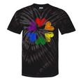 Rainbow Circle Of Hearts Love Gay Pride Lgbt Tie-Dye T-shirts Black Tie-Dye