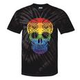 Rainbow Sugar Skull Day Of The Dead Lgbt Gay Pride Tie-Dye T-shirts Black Tie-Dye