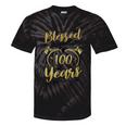 Religious Blessed By God For 100 Years Happy 100Th Birthday Tie-Dye T-shirts Black Tie-Dye