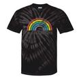 San Francisco Rainbow 70'S 80'S Style Retro Gay Pride Tie-Dye T-shirts Black Tie-Dye