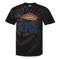 Summer Camp Counselor Staff Groovy Rainbow Camp Counselor Tie-Dye T-shirts Black Tie-Dye