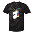 Unicorn Mardi Gras Magical Street Parade Tie-Dye T-shirts Black Tie-Dye