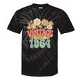 Vintage 1964 Floral Hippie Groovy Daisy Flower 60Th Birthday Tie-Dye T-shirts Black Tie-Dye