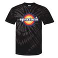 Vintage Spartans High School Spirit Go Spartans Pride Tie-Dye T-shirts Black Tie-Dye