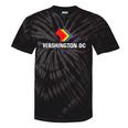 Washington Dc Map Gay Pride Rainbow Tie-Dye T-shirts Black Tie-Dye