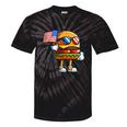 Fourth Of July Burger Hamburger 4Th Of July Boys Tie-Dye T-shirts Blue Tie-Dye