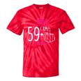 I Am 59 Plus 1 Middle Finger Pink Crown 60Th Birthday Tie-Dye T-shirts RedTie-Dye