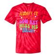 Admit It You'll Low Key Miss Me Bruh Bruh Teacher Tie-Dye T-shirts RedTie-Dye