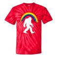 Bigfoot Graffiti Rainbow Sasquatch Tagger Tie-Dye T-shirts RedTie-Dye