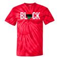 Black Pride Afro Pride Pan African Flag Melanin Black Woman Tie-Dye T-shirts RedTie-Dye