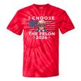 I Choose The Felon 2024 Republican Patriot Women Tie-Dye T-shirts RedTie-Dye