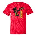 Class Of 2023 Graduation Dabbing African American Girl Tie-Dye T-shirts RedTie-Dye