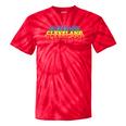 Cleveland City Gay Pride Rainbow Word Tie-Dye T-shirts RedTie-Dye