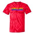 Dallas Texas Tx Lgbt Gay Pride Rainbow Flag Tie-Dye T-shirts RedTie-Dye