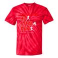 My Daughter Knows How To Hit Steal Run For Softball Mom Dad Tie-Dye T-shirts RedTie-Dye