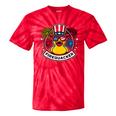 Firequacker 4Th Of July Rubber Duck Usa Flag Tie-Dye T-shirts RedTie-Dye