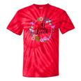 Floral 91 Years Loved 91St Birthday For Grandma Women Tie-Dye T-shirts RedTie-Dye