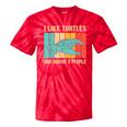 Turtle Sea Turtle Lover Boys Girls Tie-Dye T-shirts RedTie-Dye