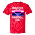 Genderfluid Omnisexual Iconic Pride Flag Genderqueer Queer Tie-Dye T-shirts RedTie-Dye