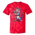 I Go Meow Colorful Singing Cat Tie-Dye T-shirts RedTie-Dye