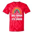Goodbye 3Rd Grade Hello 4Th Grade Teacher Back To School Tie-Dye T-shirts RedTie-Dye