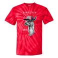 Hawk Tush Spit On That Thing Llama July 4Th Tie-Dye T-shirts RedTie-Dye