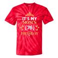 It's My Mom 76Th Birthday Idea For 76 Years Of Woman Tie-Dye T-shirts RedTie-Dye