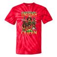 Junenth Black Queen Afro African American Tie-Dye T-shirts RedTie-Dye