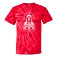 Our Lady Of Fatima Mother Mary Saint Mary Powerful Symbol Tie-Dye T-shirts RedTie-Dye
