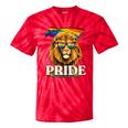 Lgbt Lion Gay Pride Lgbtq Rainbow Flag Sunglasses Tie-Dye T-shirts RedTie-Dye