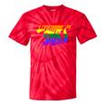 Mama Dragon Rainbow Colored Dragon Graphic Tie-Dye T-shirts RedTie-Dye