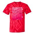 Morgan First Name I Love Morgan Girl Groovy 80'S Vintage Tie-Dye T-shirts RedTie-Dye