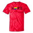 Ohio Rainbow Pride Home State Map Tie-Dye T-shirts RedTie-Dye