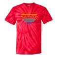Oregon Retro Rainbow Heart 80S Whimsy Lgbtq Pride Stat Tie-Dye T-shirts RedTie-Dye