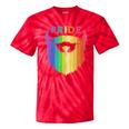 Pride Rainbow Beard Lgbtq Gay Pride Day Quote Saying Meme Tie-Dye T-shirts RedTie-Dye