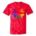 Rainbow Circle Of Hearts Love Gay Pride Lgbt Tie-Dye T-shirts RedTie-Dye